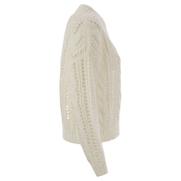 Brunello Cucinelli Women Cable & Mesh Jute And Cotton Jersey